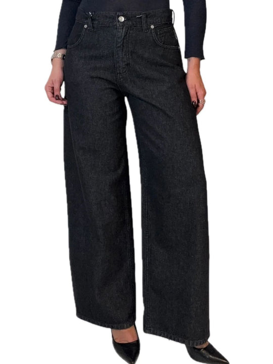 Pantalone Bella - Nero 100% Cotone