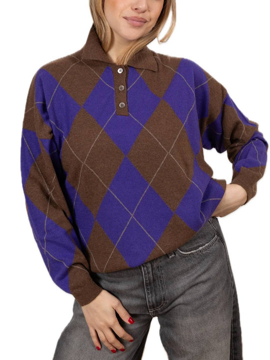 Pullover A Quadri - Moro
