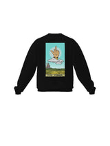 The Finger Crewneck Sweatshirt - Black