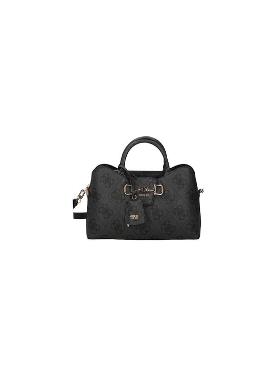 Janie Logo Girlfriend Satchel - Coal Logo