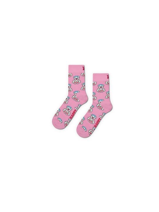 Teddy Short Crew Sock - Light Pink