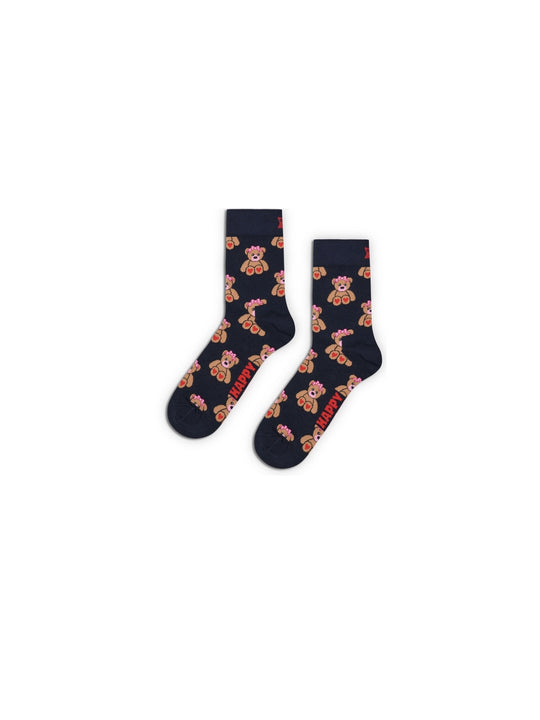 Teddy Short Crew Sock - Navy
