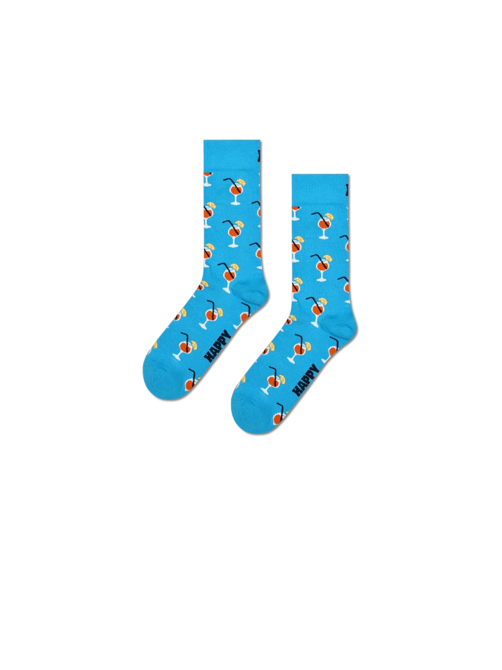 Orange Spritz Sock - Turquoise — 1