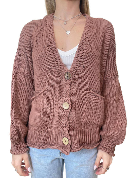 Cardigan Bottoni Tasche - Phard