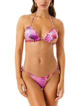 Pink Butterfly Triangle Bikini