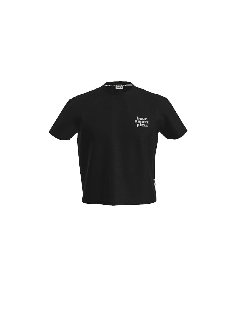 Beer Amore Pizza T-Shirt - Black — 1