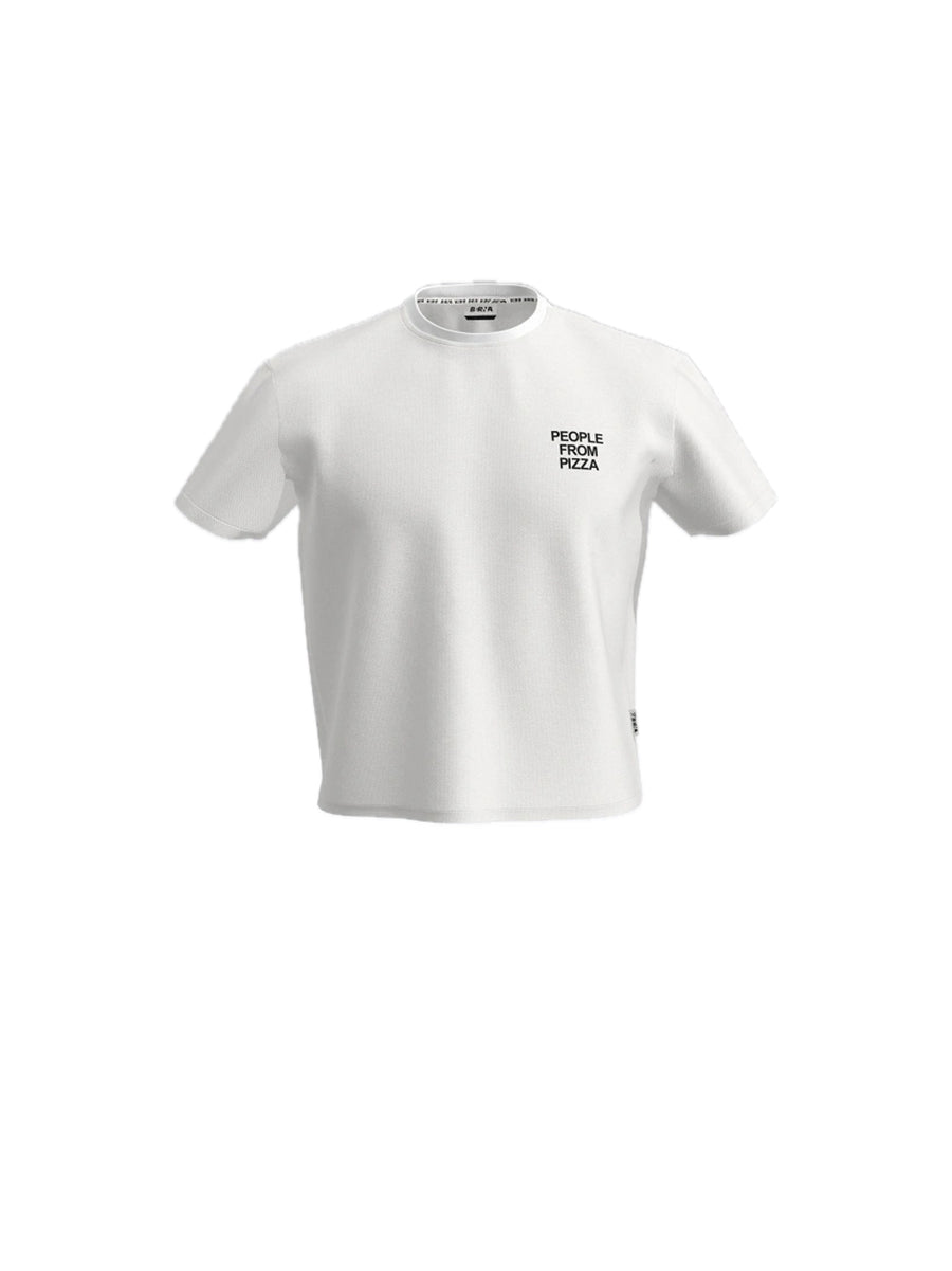 People From Pizza T-Shirt - White