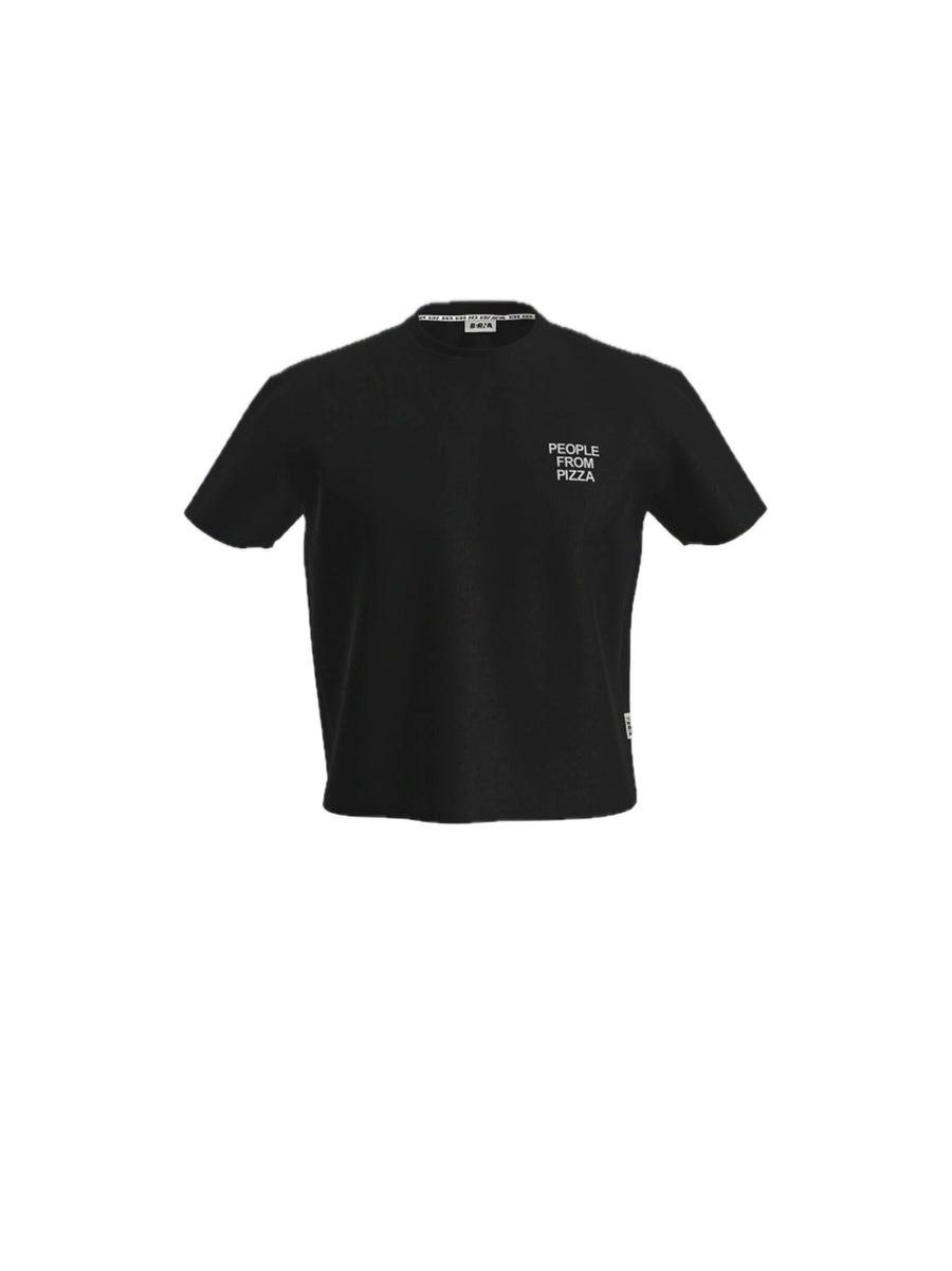 People From Pizza T-Shirt - Black