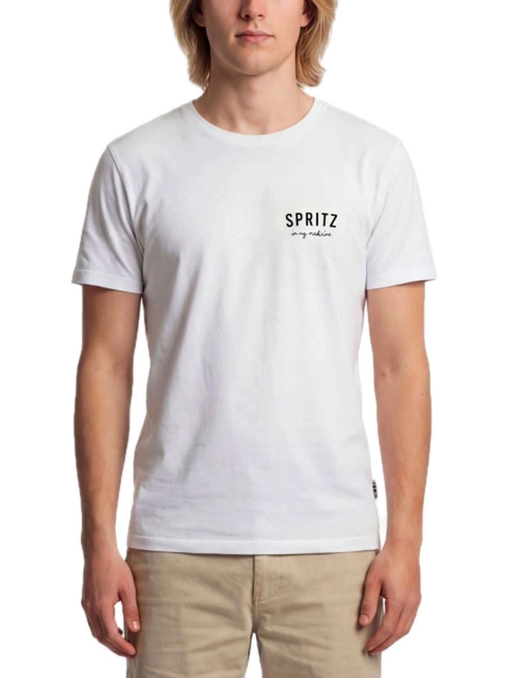 Spritz Embroidery T-Shirt - White — 1