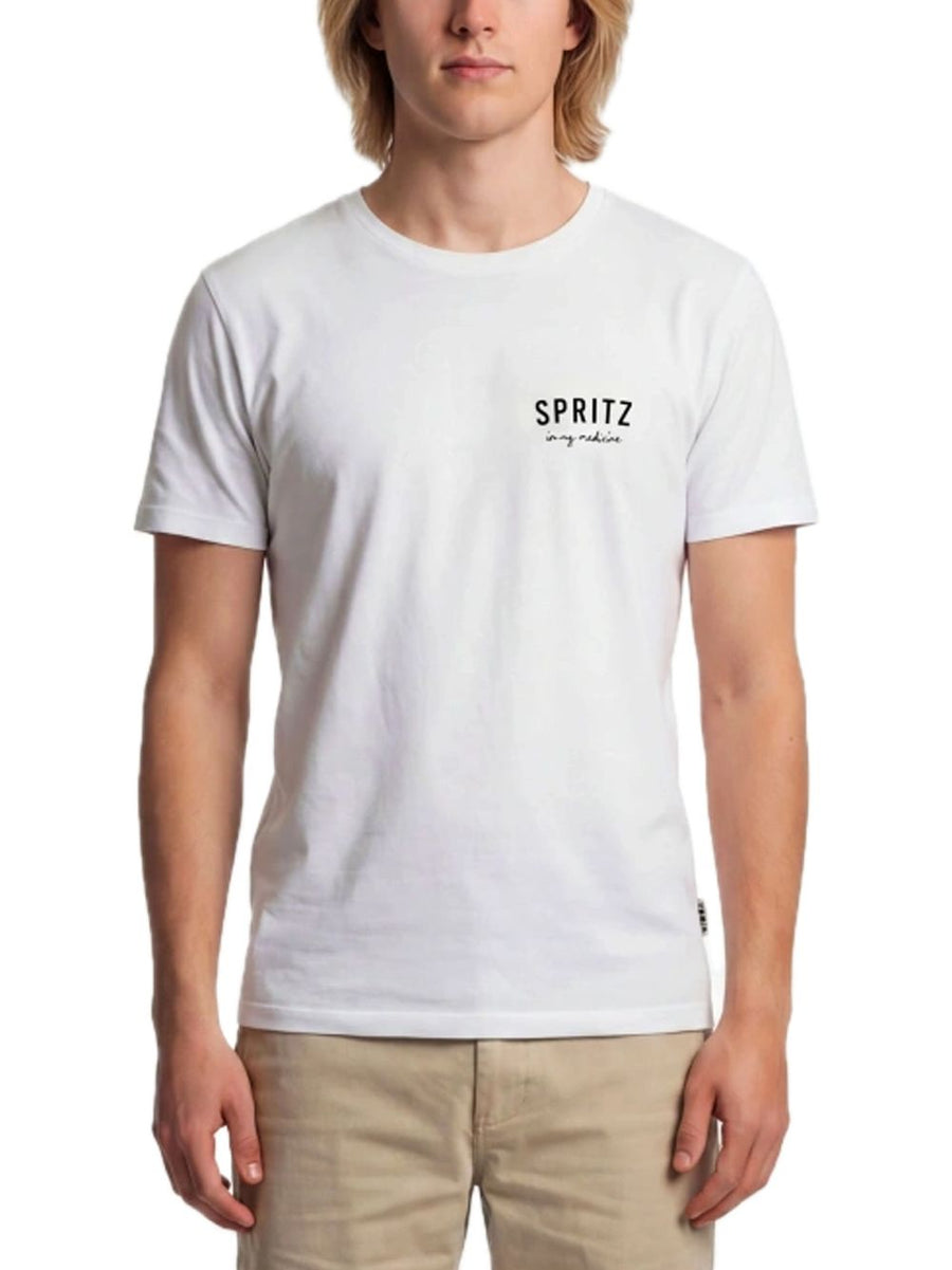 Spritz Embroidery T-Shirt - White