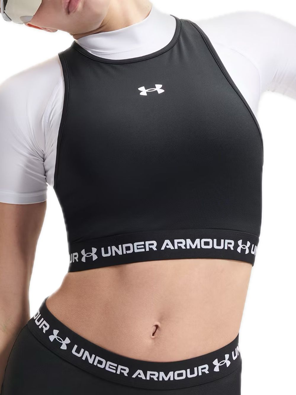 HeatGear Mesh Tank - Black — 1