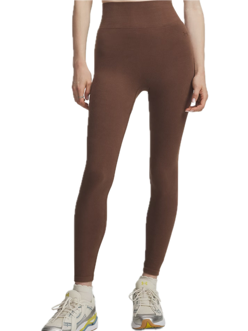 Seamless Cotton Legging - Brown — 1