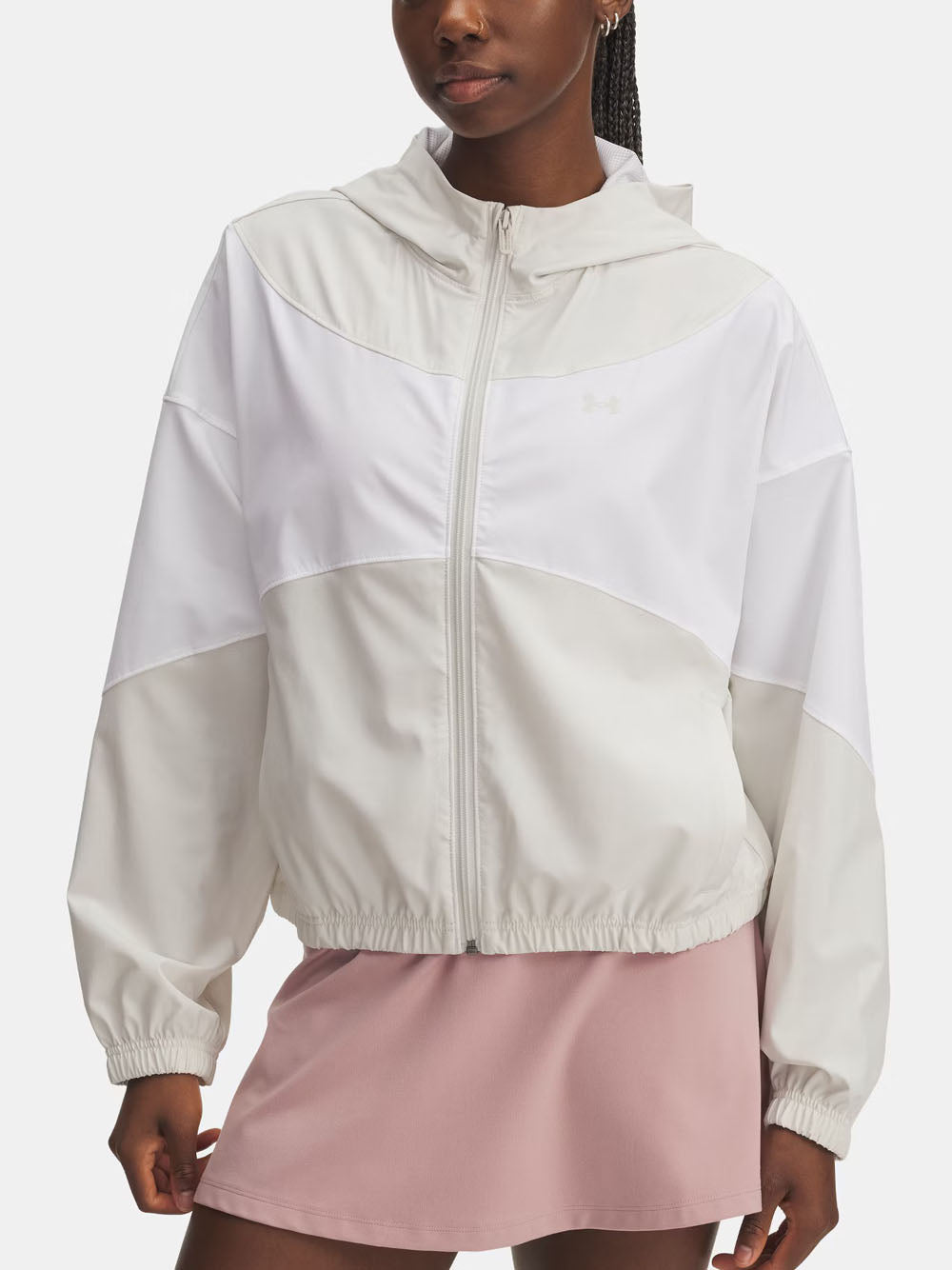Ua Rival Woven Jacket - Summit White — 1