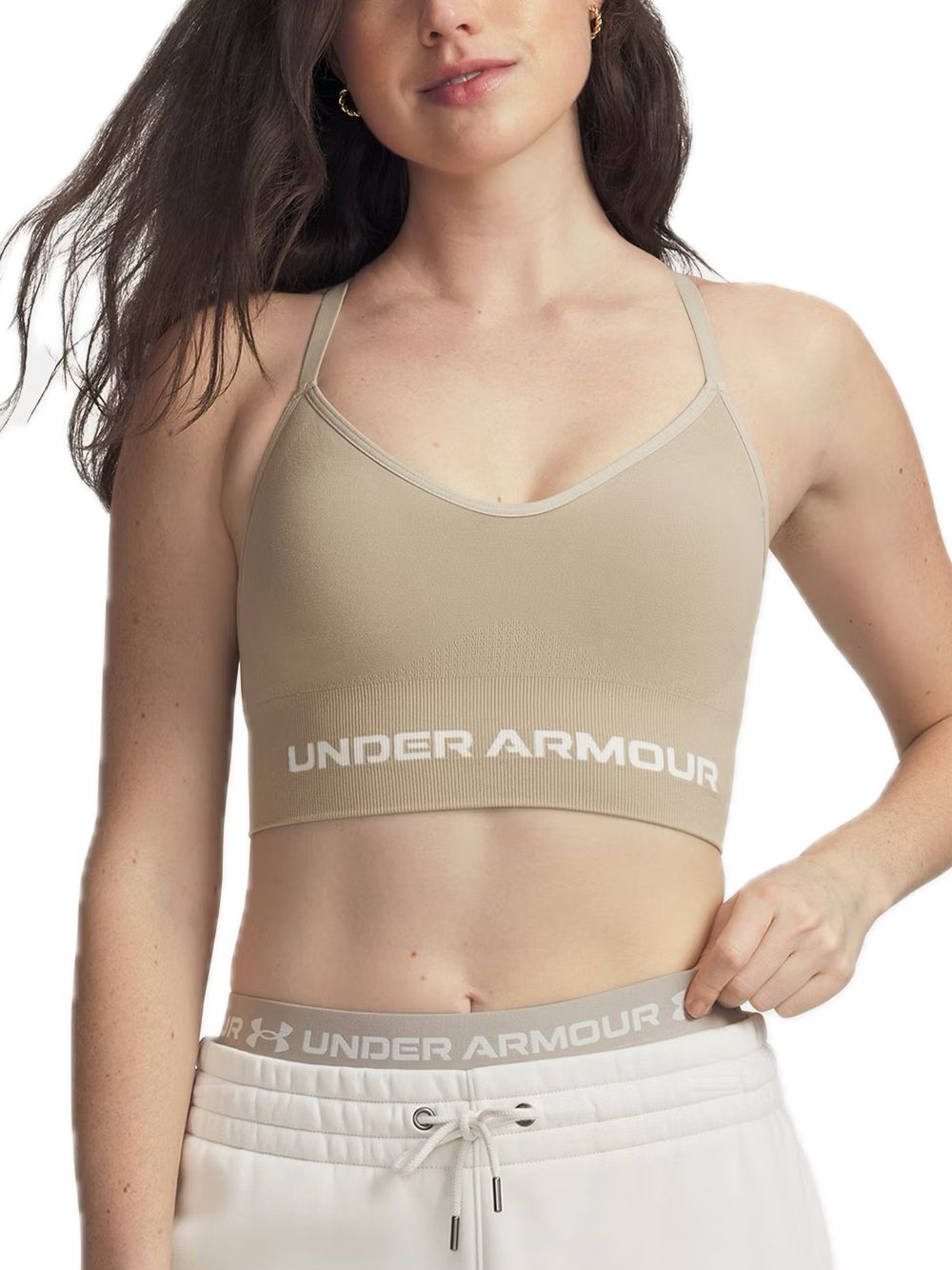 Vanish Seamless Low Bra - City Khaki — 1