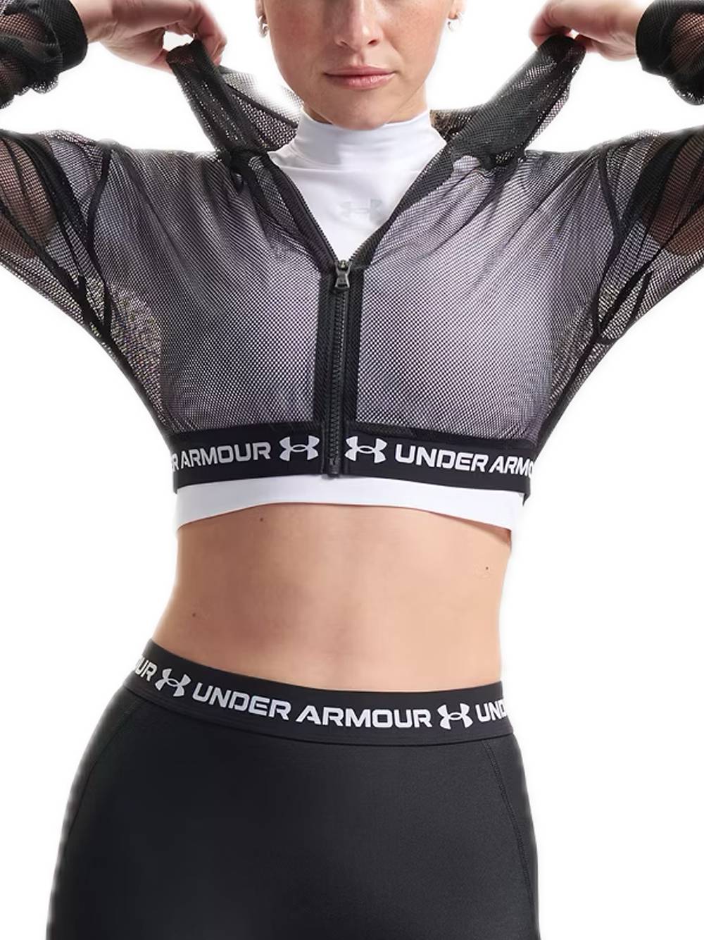 Giacca Traforata Heatgear Mesh Fz - Ultimate Black — 1