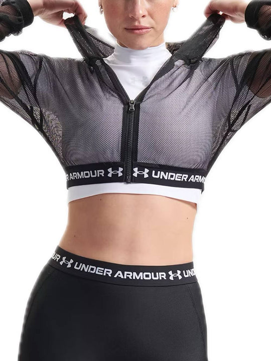 Giacca Traforata Heatgear Mesh Fz - Ultimate Black