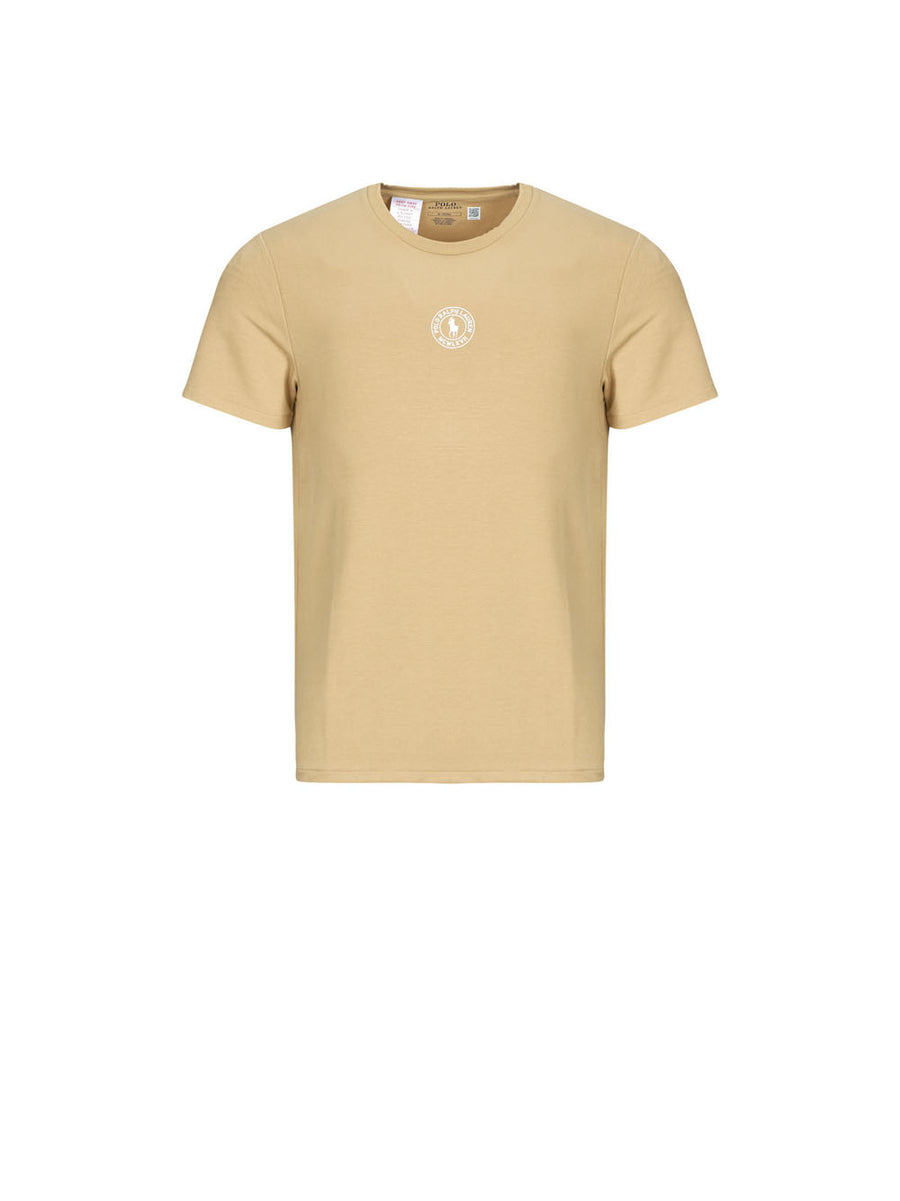 S/S Crew Sleep Top Cotton - Vintage Khaki