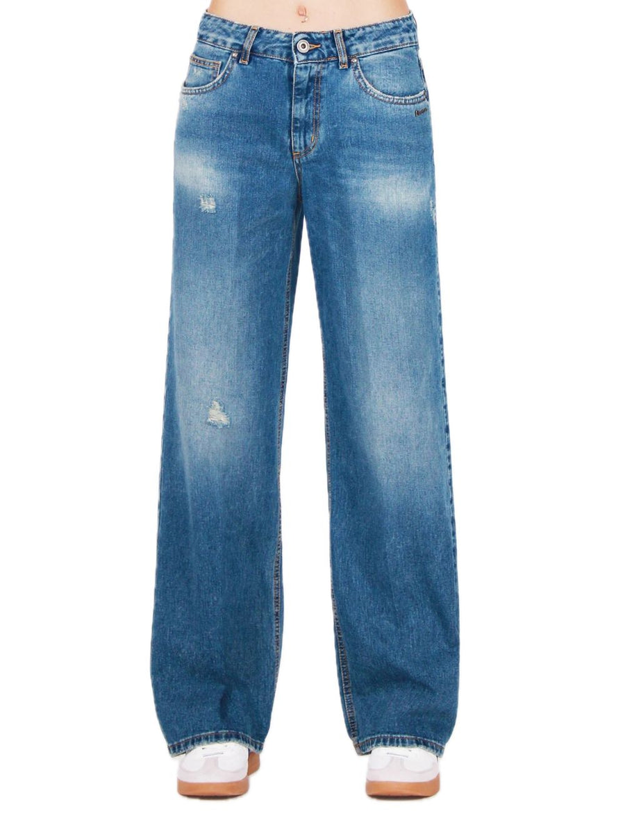 Palazzo Jeans - Solid Color
