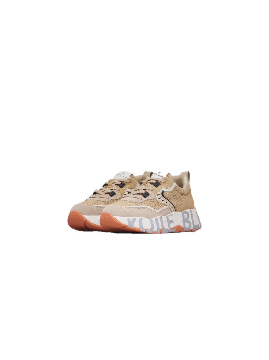 Club 105 Suede Raffia - Light Beige Caramel — 2