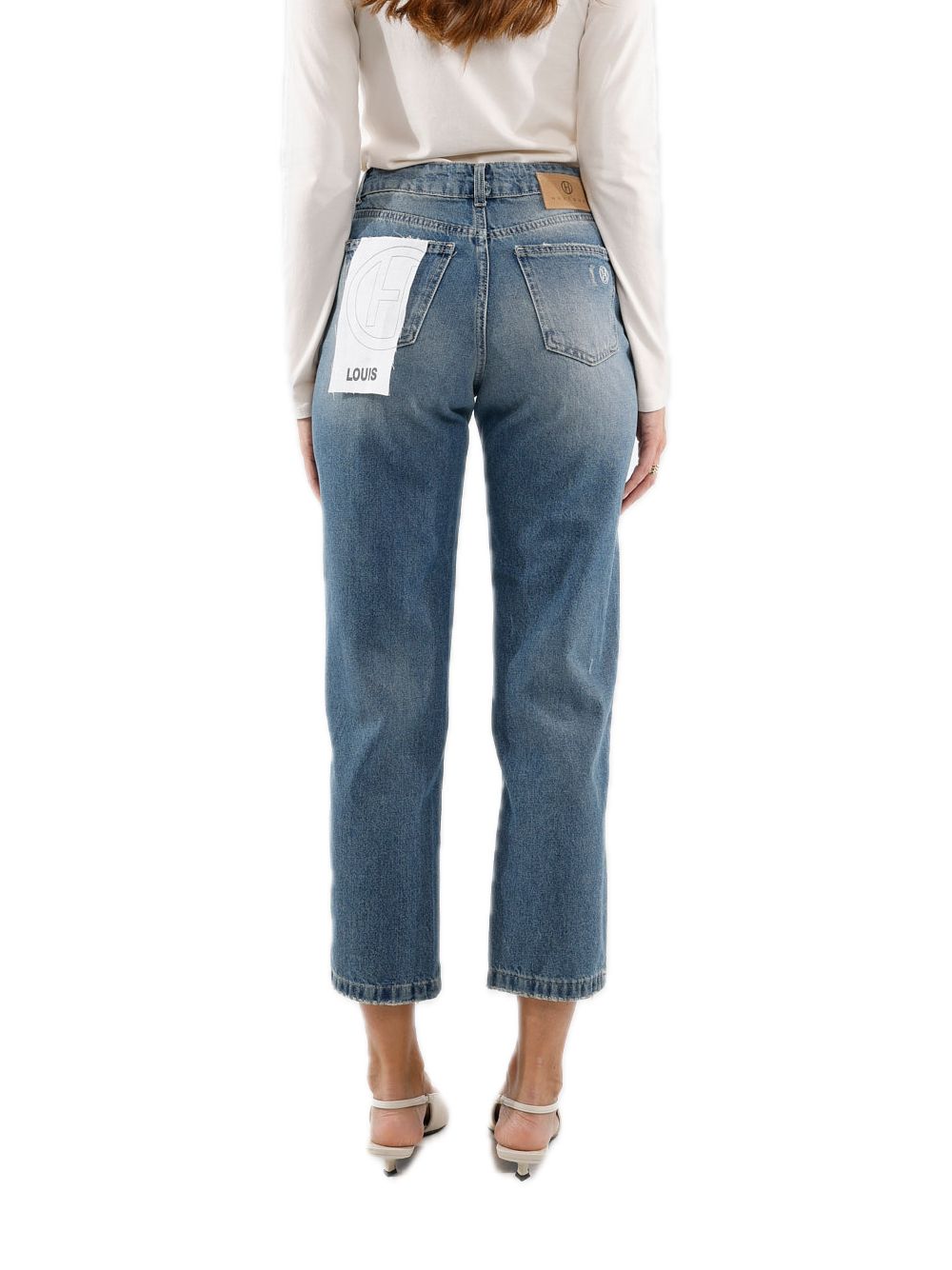 Pantalone 5 Tasche Jeans Modello Luis - Denim — 3