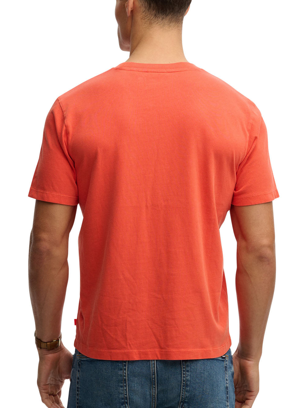 Micro Logo T-shirt - Bold Orange — 2