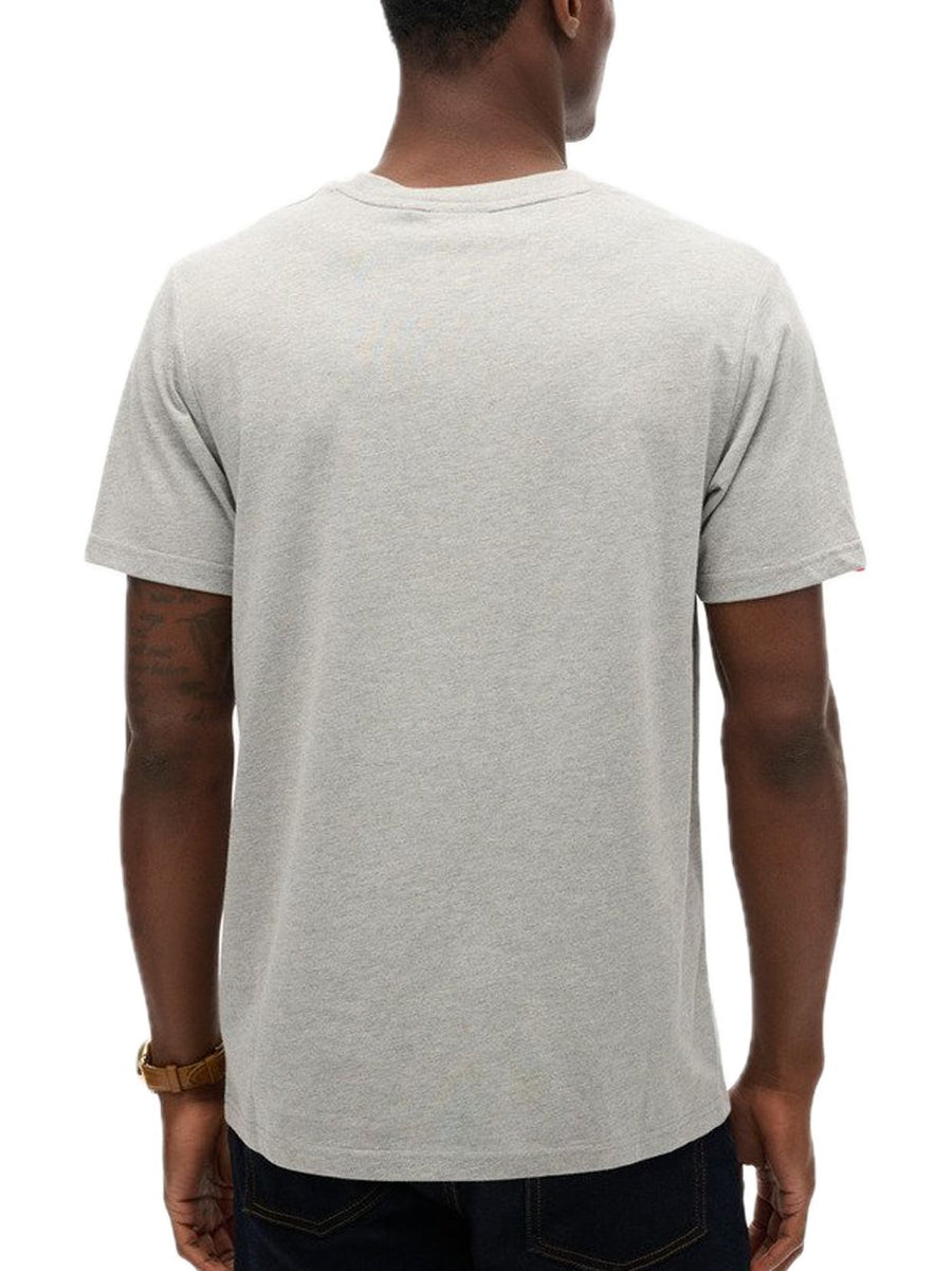 Vl Heritage Relaxed Tee - College Grey Marl — 2