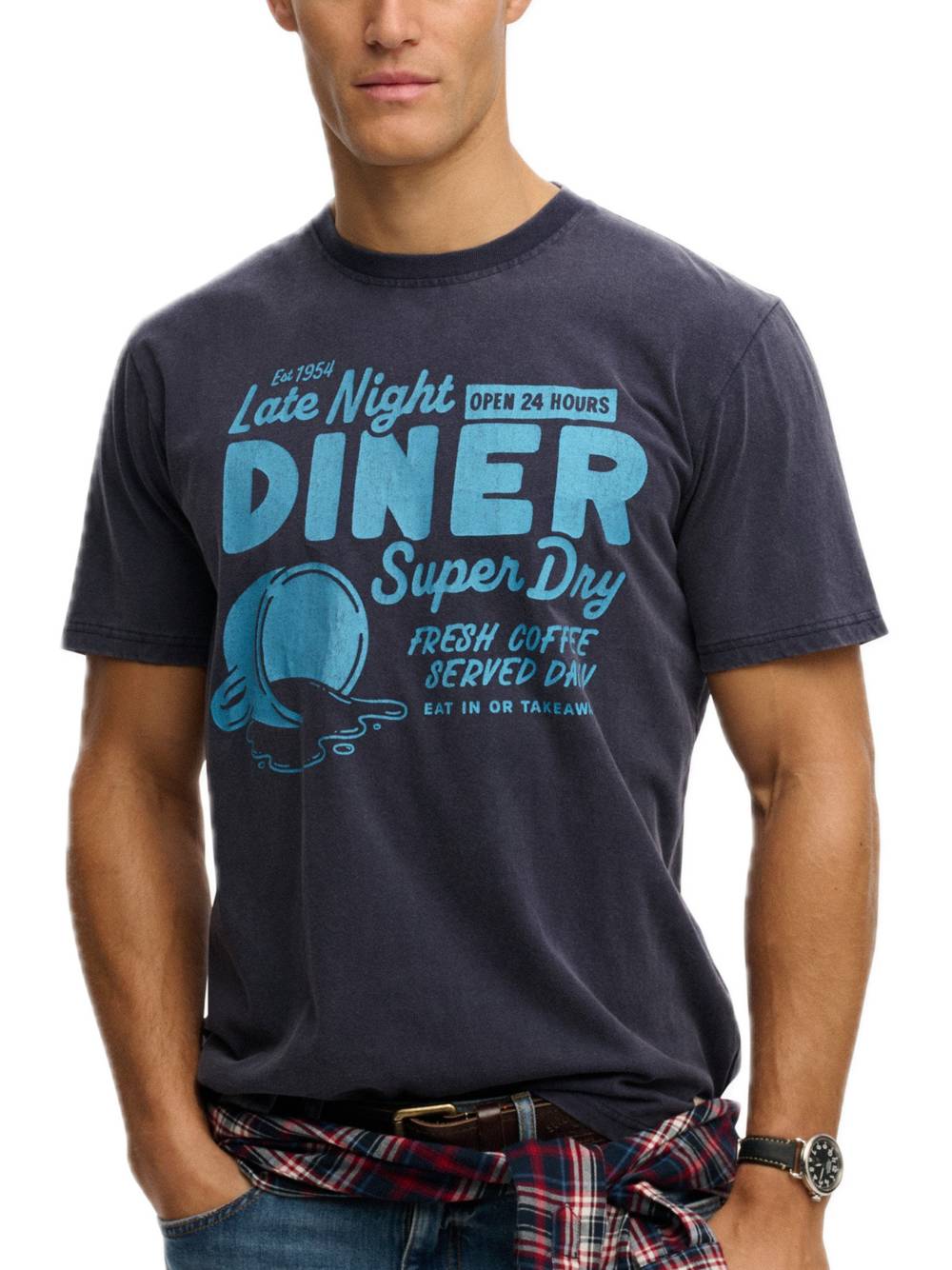 Local Business Loose Tee - Lauren Navy — 1