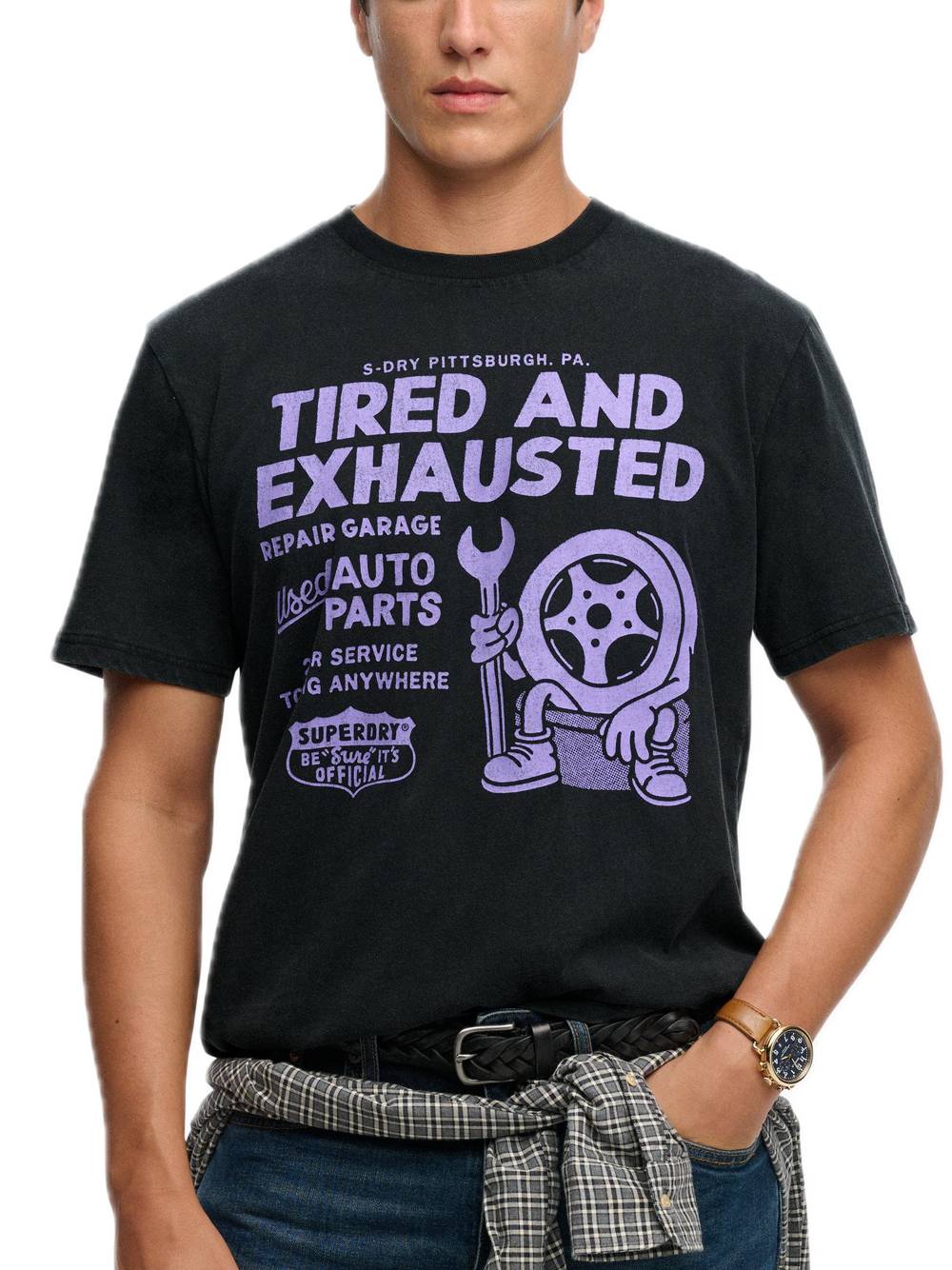 Local Business Loose Tee - Jet Black — 1