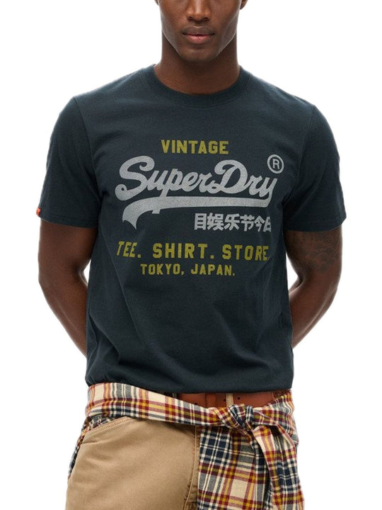 Vl Heritage Relaxed Tee - Eclipse Navy