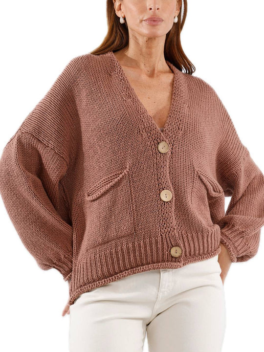 Cardigan Bottoni Tasche - Phard