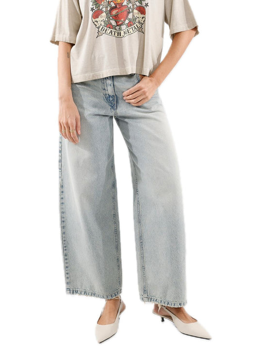 Pantalone Bella - Denim Blu Delavato