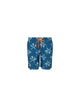 Capri Long Pocket Boxer - Teal Hawaii