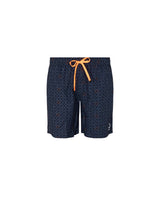 Long Capri Boxer with Pockets - Liquid Dark Blue