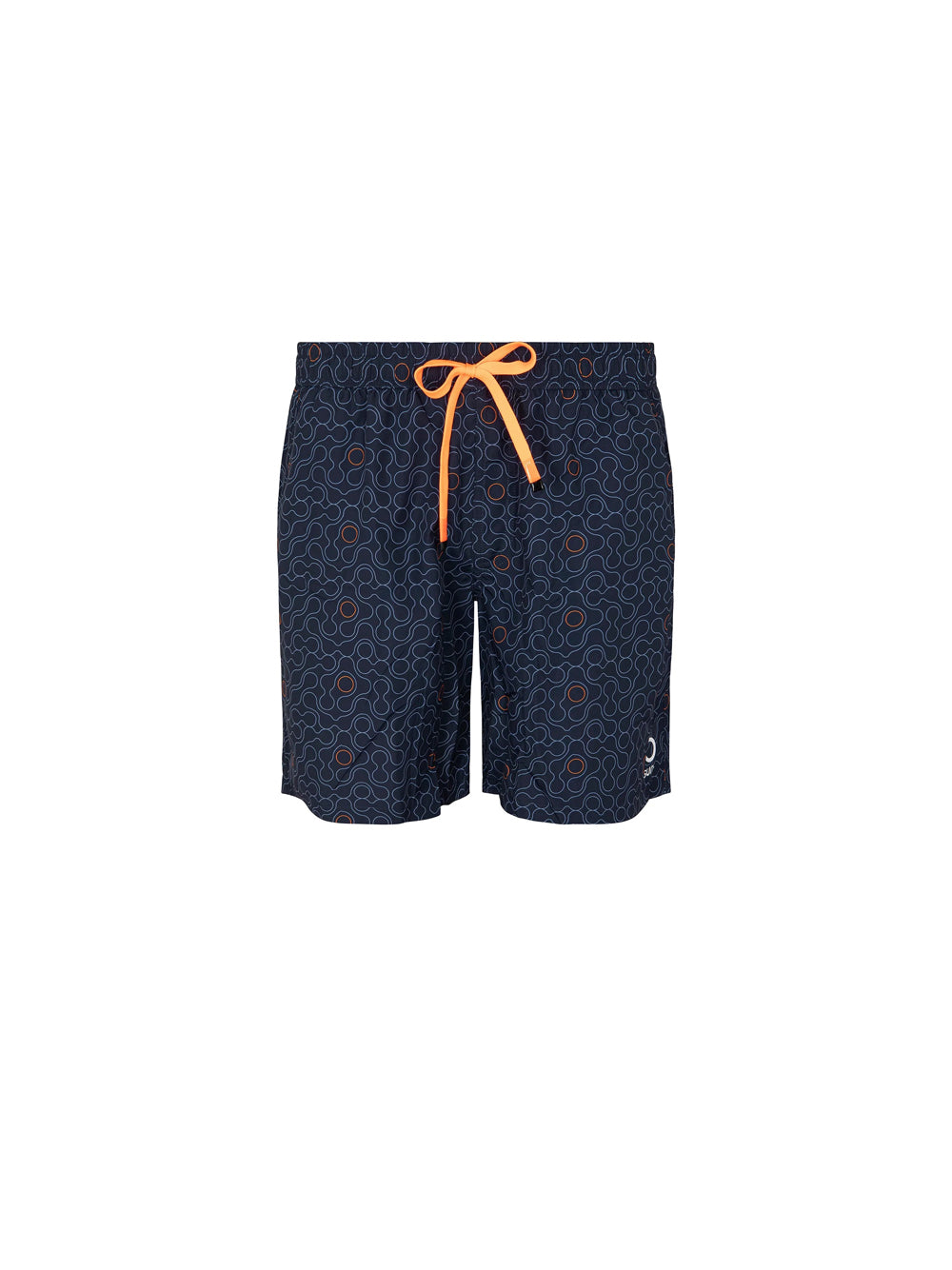 Long Capri Boxer with Pockets - Liquid Dark Blue — 1
