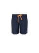 Long Capri Boxer with Pockets - Liquid Dark Blue