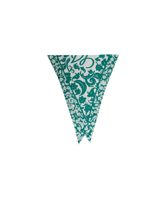 ECS Diamond Stamp Mix Print - Green Palm