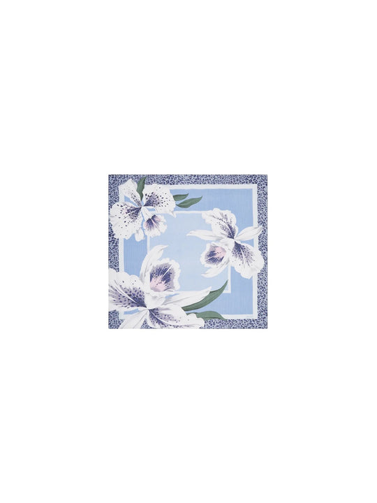 Foulard Maxi Orch Flower - Bright Blue