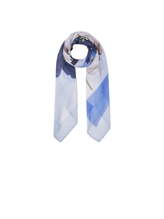ECS Foulard Maxif Flower - Light Blue