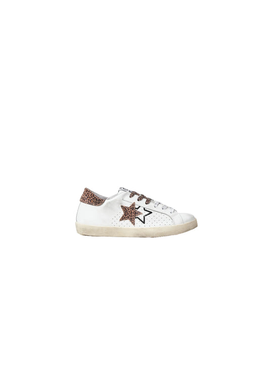 Sneakers Prime Star - Bianco/Leopardato