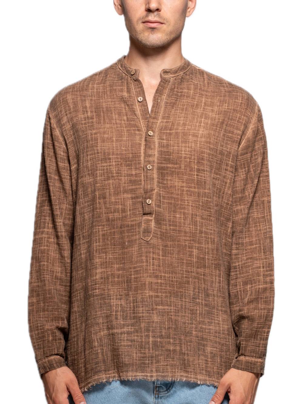 Casacca Camicia Kaftano - Cacao — 1