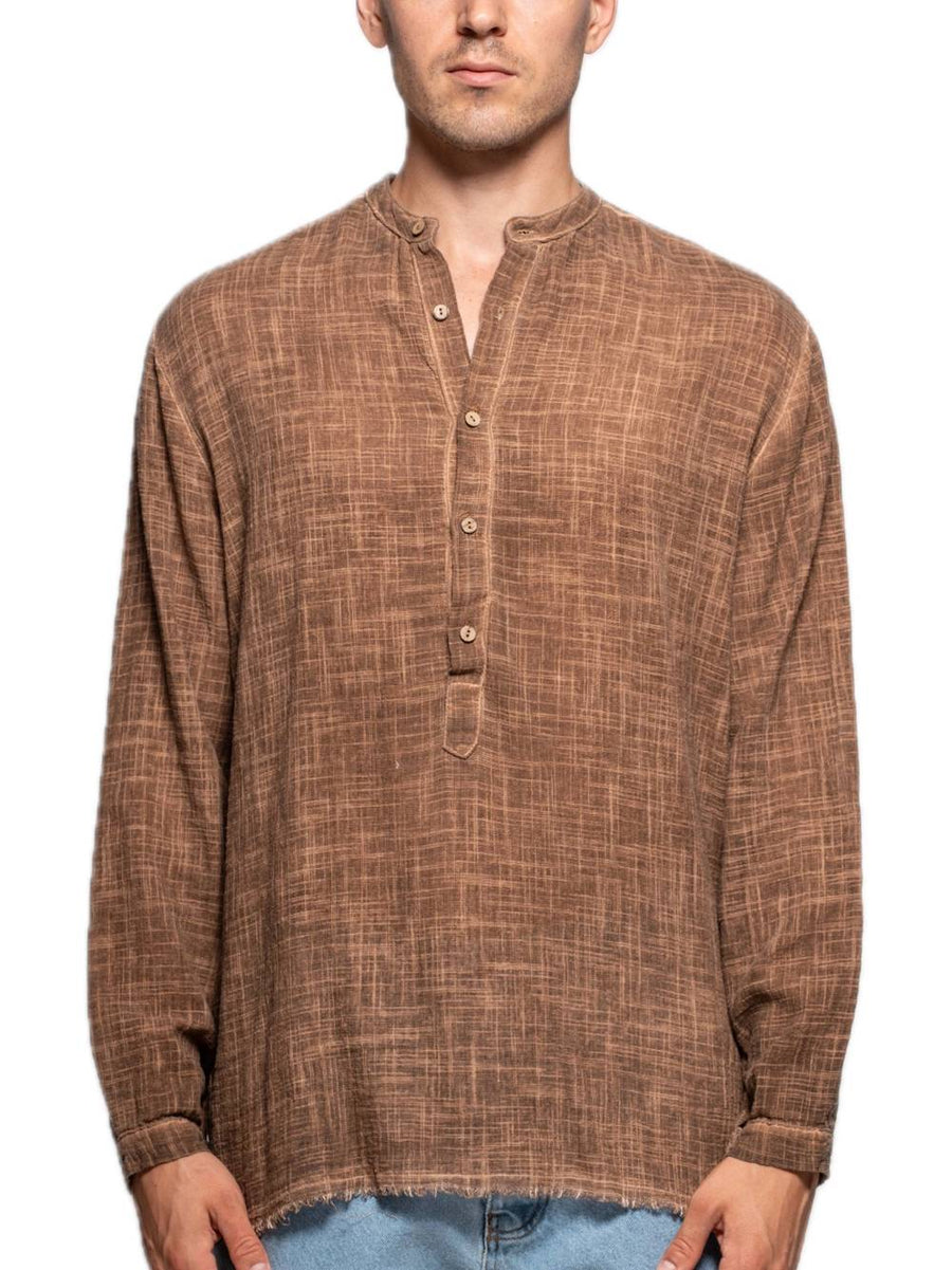 Casacca Camicia Kaftano - Cacao