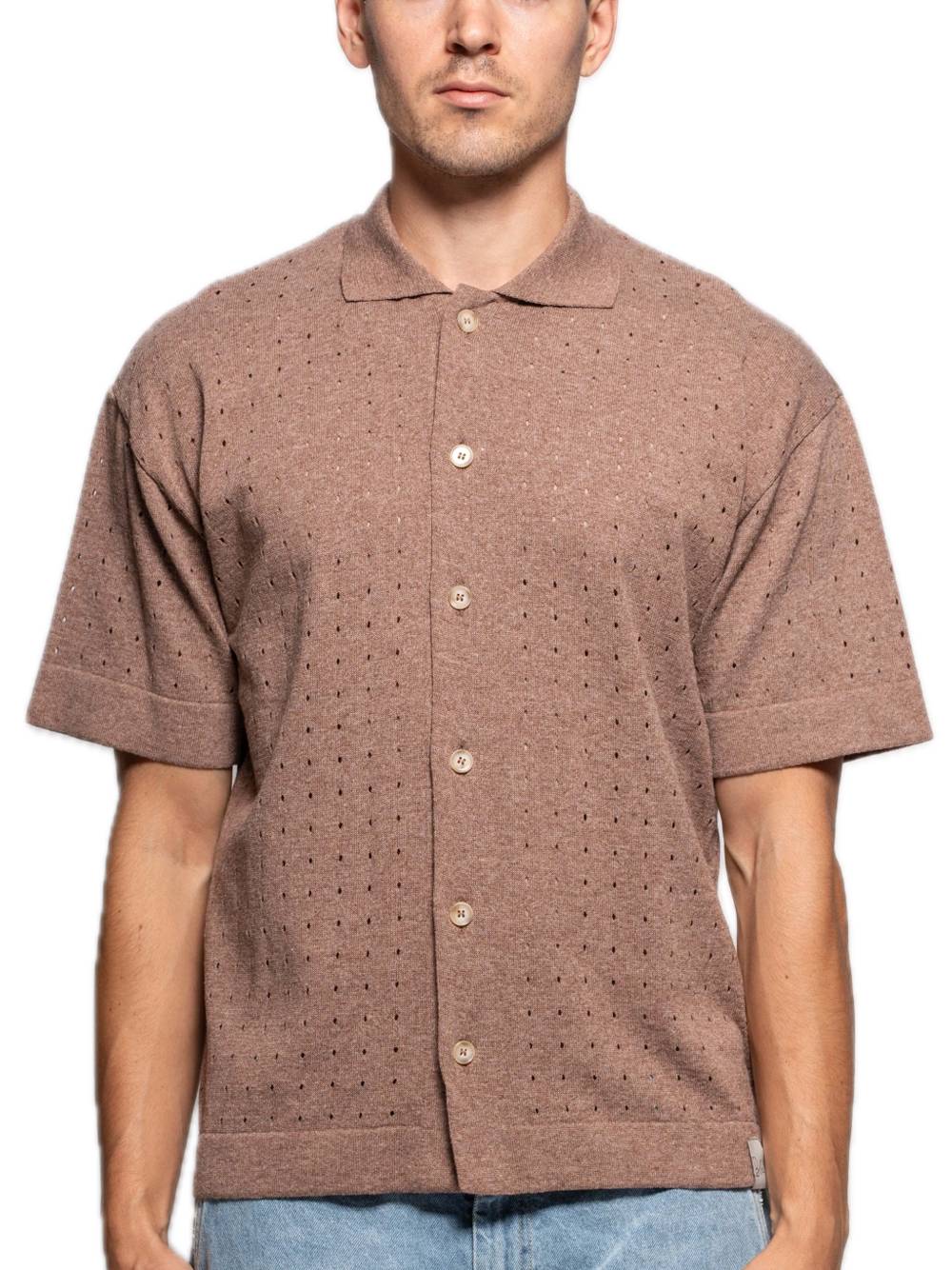 Camicia M/M Fori - Tabacco — 1