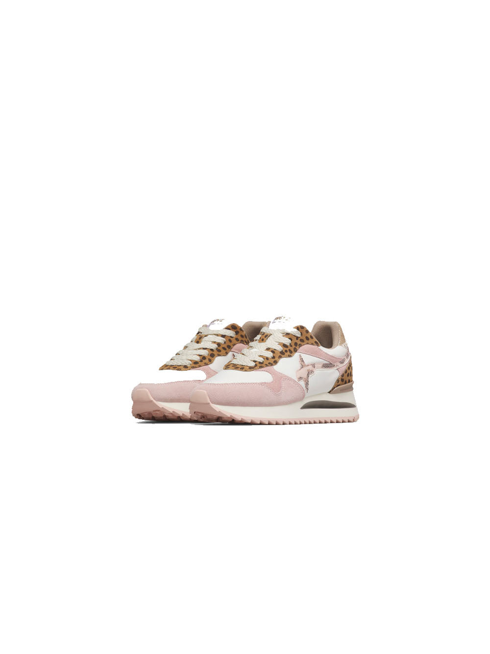 Yak W Leo Suede Nylon - Beige White Salmon — 3