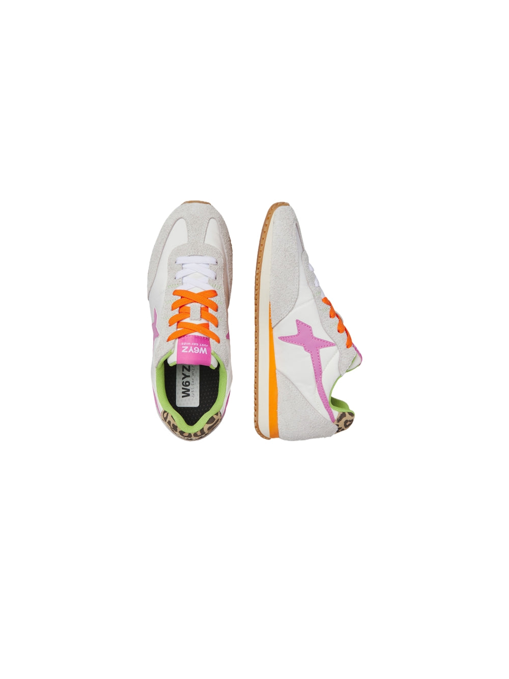 Samoa Uni - Suede St Nylon Jewel - Sky White Fuchsia — 3