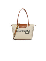 Borsa Responsible - Off White Cuoio