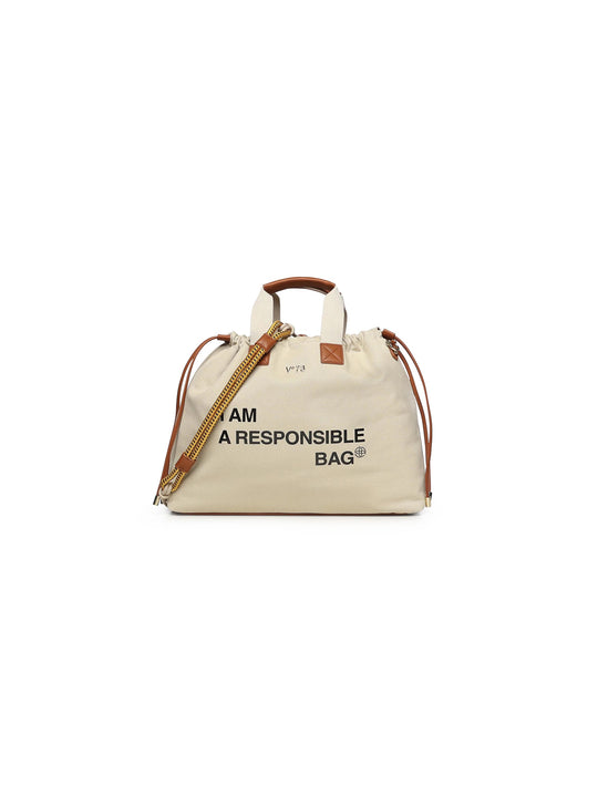 Borsa Responsible - Off White Cuoio