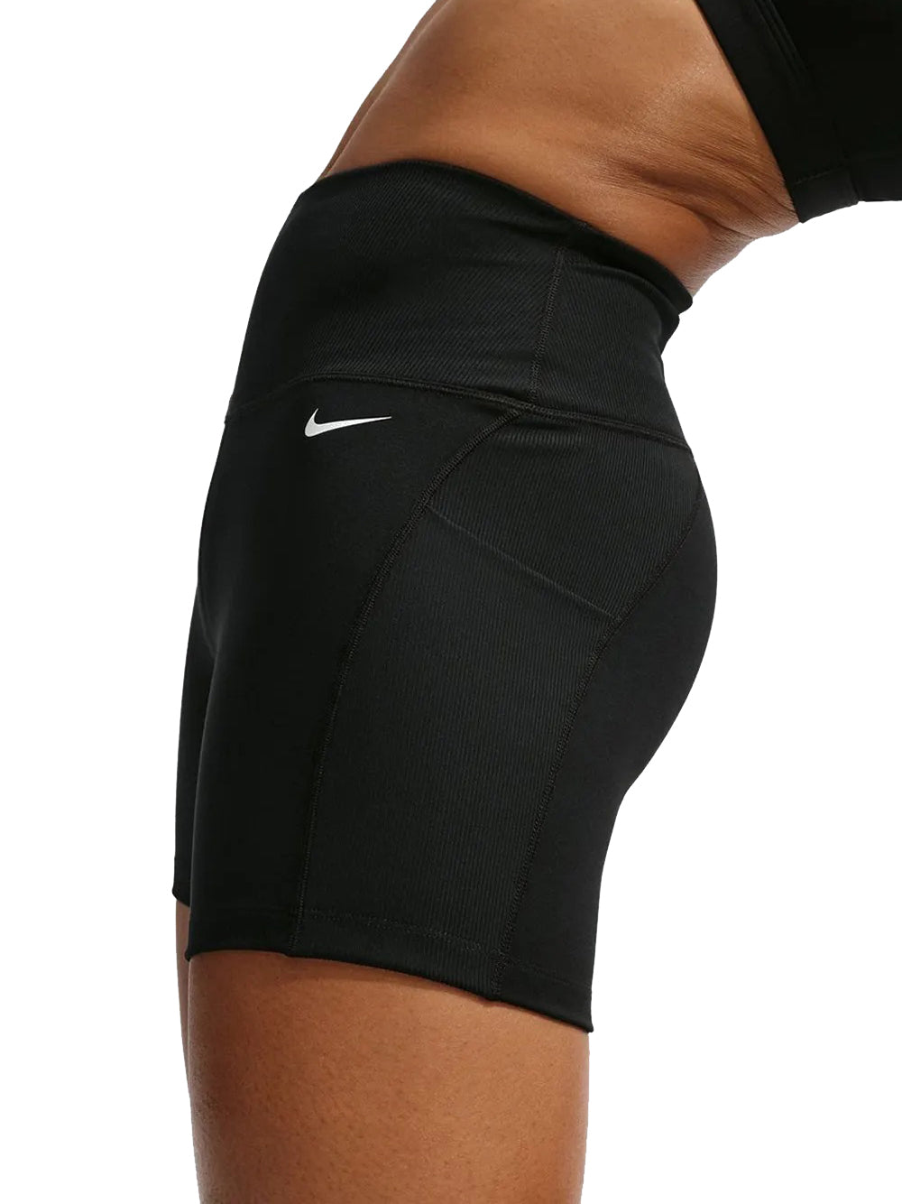 One women's high waisted 5" - black — 2