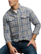 Merchant Lite Check Shirt - Flint Blue Check