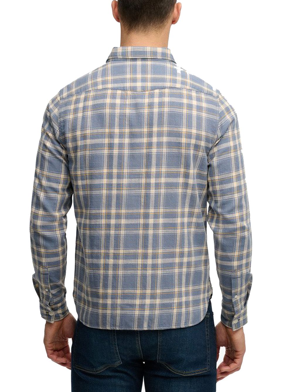Merchant Lite Check Shirt - Flint Blue Check — 2