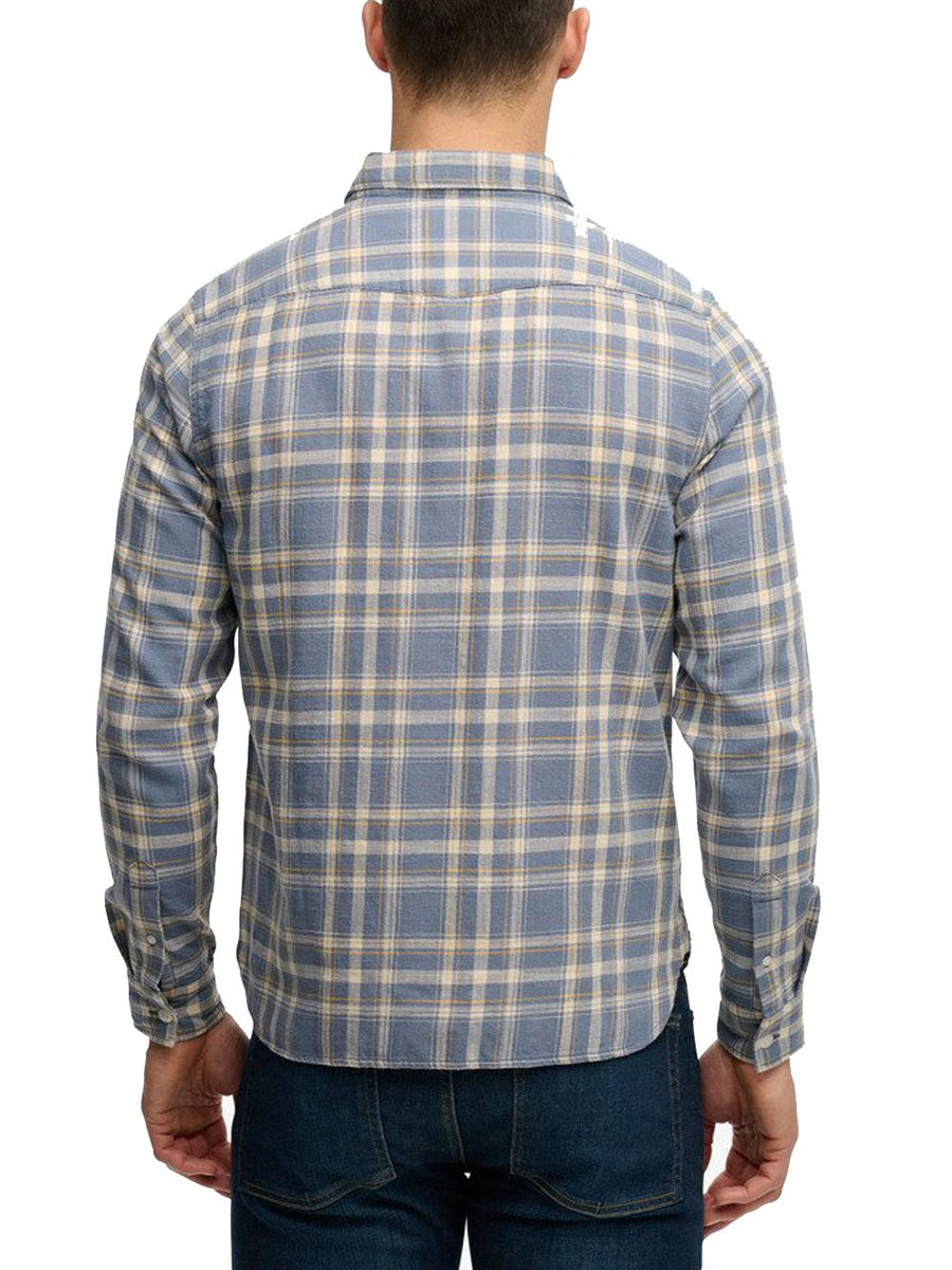 Merchant Lite Check Shirt - Flint Blue Check — 2